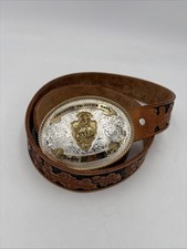 Montana Silversmiths Cheyenne Frontier Days Belt & Buckle Daddy of 'Em All picture