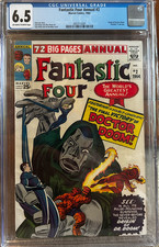 Fantastic Four Annual 2 CGC 6.5 OW/W THE ORIGIN OF DOCTOR DOOM picture