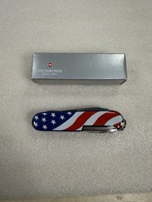 Victorinox Super Tinker Swiss Army Knife US Flag 1.4703.2E1-X1 Open Box New 🇺🇸 picture