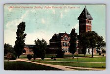 Lafayette IN-Indiana, Purdue University Engineering Bldg. Vintage c1910 Postcard picture