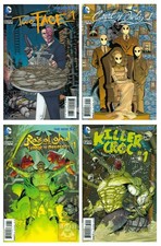 💥 BATMAN AND ROBIN #23.1 23.2 23.3 23.4 3D 2ND PRINT VARIANT 2014 TWO-FACE DC picture