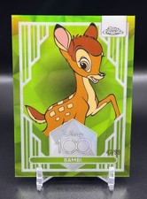 2023 Topps Chrome Disney 100 BAMBI Green Refractor #/99 picture