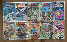 Marvel G.I. Joe: Special Missions 1-10 Comic Lot Newsstand Variant Copper Age picture