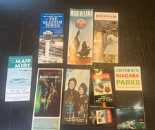 8 Vintage Niagara Falls Brochures & Postcard Ephemera picture