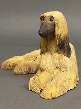Fabulous Vintage 1987 Brileyco Afghan Longhair Hound Dog Figurine Artis Signed picture
