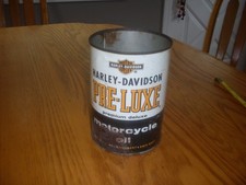Vintage Original Harley Davidson Pre-Lux Motorcycle Oil Can 1 qt. picture