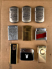 Vintage Lighter Zippo Ronson Rogers Winston Harley Lot of 9 Tested Working picture