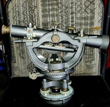 Vintage David White Model 8300 Surveyor Transit Level/Original Oak Case & Manual picture