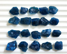 Natural Blue Neon Apatite Raw 9-14 MM Size 20 Pcs Lot Loose Gemstone For Jewelry picture