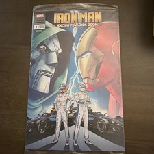 MARVEL NYCC 2026 WHATNOT EXCLUSIVE IRON MAN RACING TOWARDS DOOM ATLASSIAN RACING picture