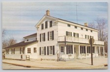 Historic Wilmot Stage Stop Wisconsin Postcard 1985 Naval Academy Lamb Chops picture