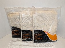 3 Vtg. JC Penney Fashion Manor Novelty Tier Curtains Penn Prest Toltec 68