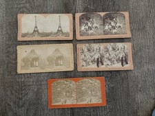 Lot of 5 Antique Stereoview Cards B. W. Kilburn 1890s  picture