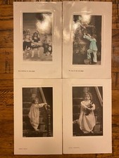 Vintage Postcards Early 1900s Girls & Boys Bamforth & Co., New York NY Lot - 4 picture