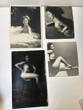 Vintage 1950’s Photos ~ Hawaii Portrait Girls ~ Lot Of 4 ~ Various Sizes ~ READ picture