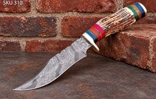 custom handmade stag handle tactical hunting knife Bowie knives picture