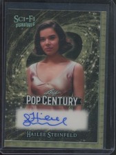 2026 Leaf Pop Century Sci-Fi Super Prismatic Gold Hailee Steinfeld 1/1 Auto picture