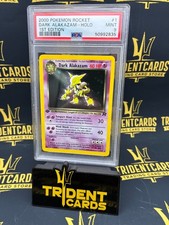 2000 POKEMON ROCKET #1 DARK ALAKAZAM-HOLO 1ST EDITION PSA 9 picture