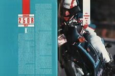 1989 Kawasaki EX250R Ninja - 4-Page Vintage Motorcycle Article picture