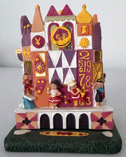 Rare Disney It's a Small World Hinged Resin Sculpture w/ Mickey Minnie in boat picture