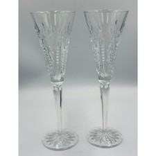 Waterford Crystal 12 Days of Christmas #1 Partridge in a Pear Tree Champagne 2pc picture