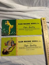 Vintage Elgin Machine Works, Inc. Pin-up Blotters picture