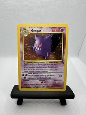 Gengar 5/62 Fossil Holo Rare Pokémon Card WOTC 1999 Vintage picture