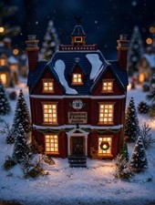 Vintage 1993 Department 56 Boarding & Lodging School #18 – Dickens’ Village Comm picture