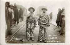 Mexican Border War ARMED BOY SOLDIERS Agua Prieta 1915 RPPC Photo Postcard COPY picture