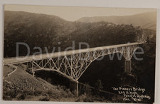 Pioneer Bridge Pacific Highway California 1932 RPPC Real Photo Vintage Postcard picture