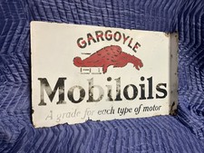 Vintage Original Mobiloils Gargoyle Flange MobilOil picture