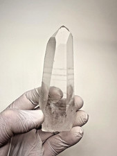 Large Optical Clear Lemurian Seed Quartz Crystal Point__Serra do Cabra picture