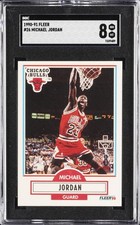1990-91 FLEER #26 MICHAEL JORDAN SGC 8 picture