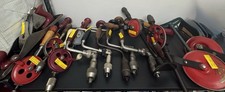 Antique Vintage Woodworking Hand Tools Lot (15) Hand Drills Planer Bit Braces picture
