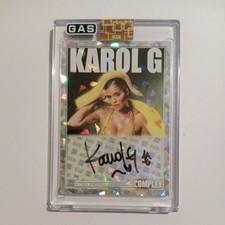 Karol G GAS Card Autograph rare collectable picture