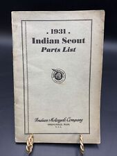 1931 Indian Motorcycle Parts List Catalog picture