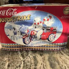 Vintage Coca Cola Tin Motortrike Collectible Never Removed From The Box picture