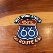 Get Your Kicks on Route 66 Neon Sign Magnet by Classic Magnets, 3.1
