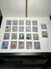 1990 Topps The Simpsons Sticker Card Complete Set 1-22 Bartman picture