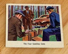 Rare 1949 Bowman America Salutes The FBI #26 The Four Gasoline Cans EX-EX+ picture
