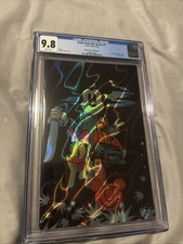 Chills From The Grave #1 CGC 9.8 Waite Mickey Mike Myers Virgin Lava Foil #1/1 picture
