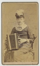 Male Impersonator Cross Dresser 1882 Gay Man Drag Queen Trans Accordion LGBT picture