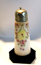 19th Century Blushware Ceramic Sugar Shaker Muffineer Made In England 6.5