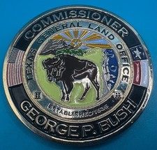 Commissioner George P. Bush Texas General Land Office Veterans Challenge Coin picture