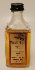 Vintage William F. Nye Inc New Bedford, Mass. Pure Neatsfoot Oil Bottle 3/4 Full picture