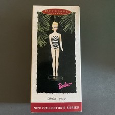 Barbie Hallmark Keepsake Debut 1959 Barbie Ornament Collector's Series-827-22 picture