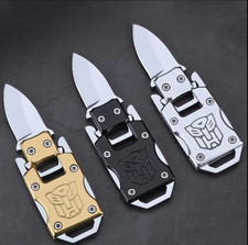 Mini portable Pocket Knife Keychain Transform Folding Blade Stainless Steel picture