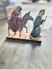 Jim Shore 4007981 The Journey That Changed The World Mary Joseph Donkey. picture