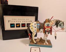 The Trail of Painted Ponies #1477 War Pony Original Box 2003 Pre-Owned picture