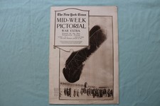 1915 JAN 14 NEW YORK TIMES MID-WEEK PICTORIAL WAR EXTRA- GERMAN BALLOON -NP 9124 picture